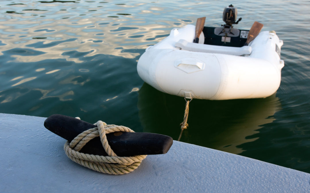 Towing a Dinghy Done Right Quimby's Cruising Guide